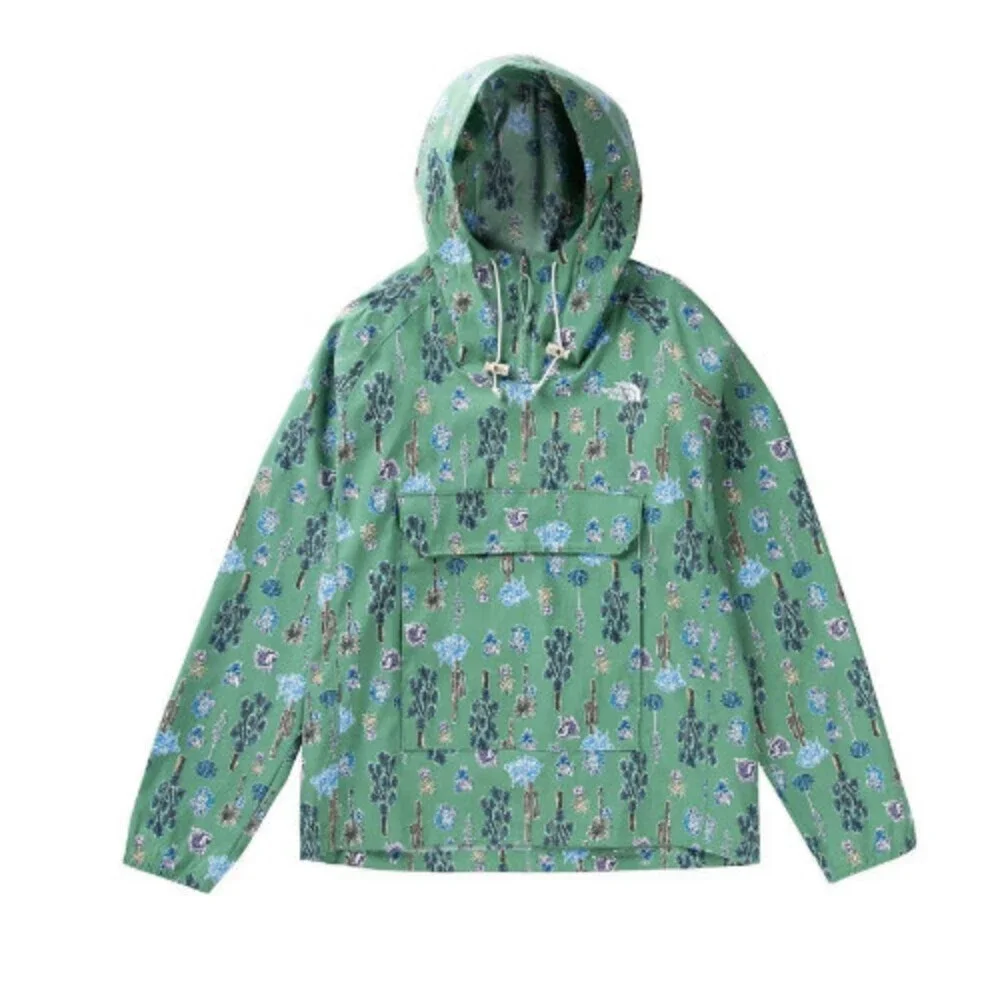 The North Face Class V NF0A5338IZG Hoodie Men Green Cactus Print Pullover APP262